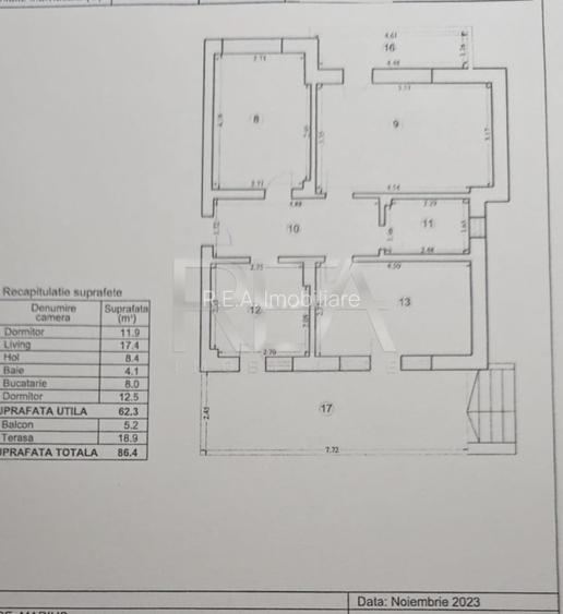 3 Camere + teren 200 m.p | 2 parcari | Bloc Nou | Nicolae Grigorescu - 11