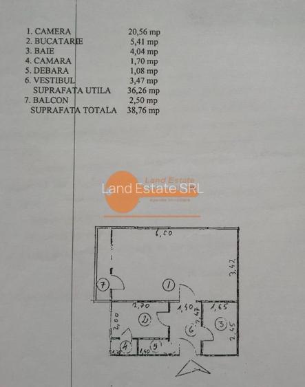 Garsonieră 40 mp | etaj 1/4 | Virtutii - 1