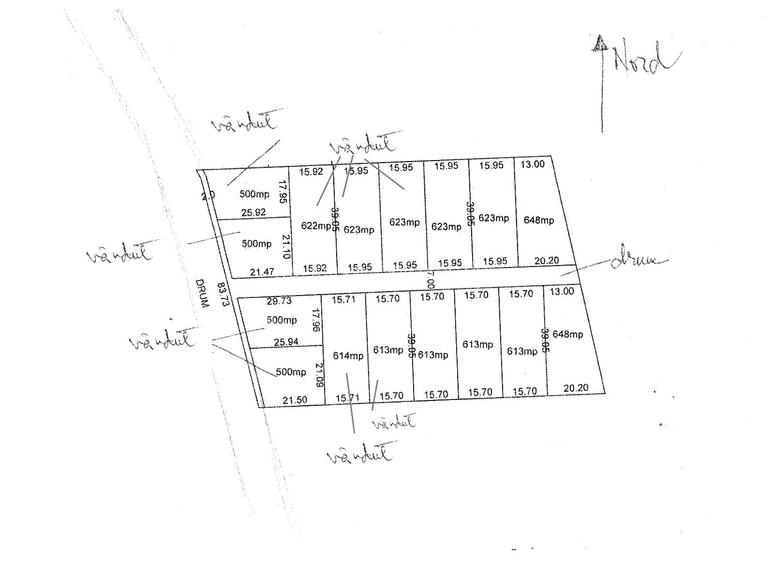 Loturi de teren parcelat, Sabareni, intravilan, 620-650 mp - 11