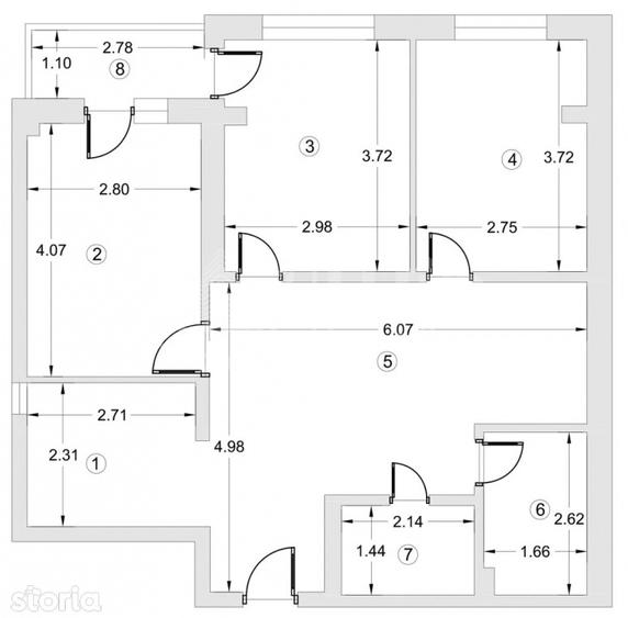 Apartament 4 camere finisat| Bloc nou | 2 Parcari incluse | Zona Rivus - 14