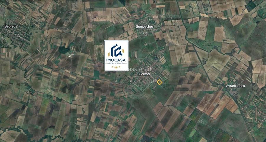 De vanzare Teren intravilan 46.336 mp Cermei Arad, FS DJ793 utilități - 3
