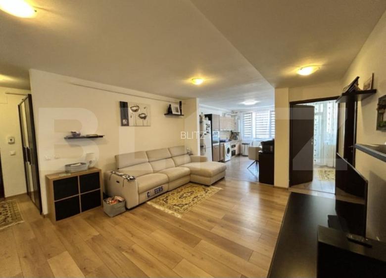 Apartament mobilat si utilat, 3 camere, parcare, zona Terra - 2
