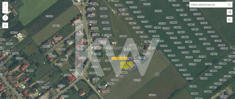 Teren intravilan 585mp Sânpetru, panoramă Lempes si padure, Comision 0% - 12