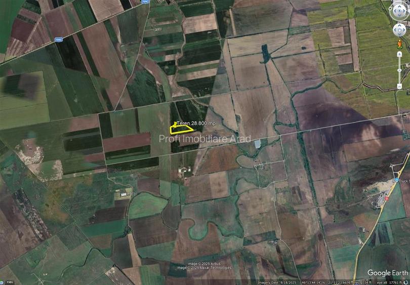 Teren de 28800 mp aproape de drumul Arad - Iratos - 4