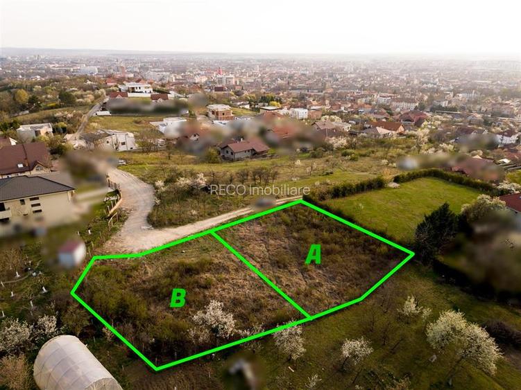 RECO Teren intravilan in Oradea zona dealuri cu panorama 1500mp - 2