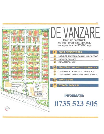 5,7 Ha. vav de Dovinot - Mihailesti, teren intravilan cu deschidere la DN6 - 7
