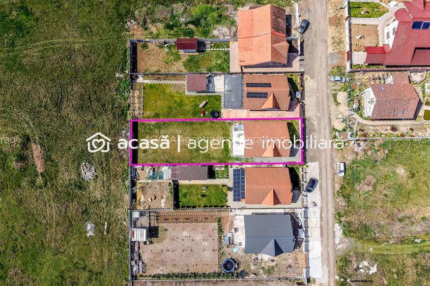 Casă noua, 2022, parter, 2 dormitoare Sânpaul, 10 km Arad - 2