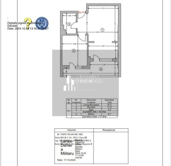 Apartament 2 camere bloc nou in apropiere de Metrou - 8