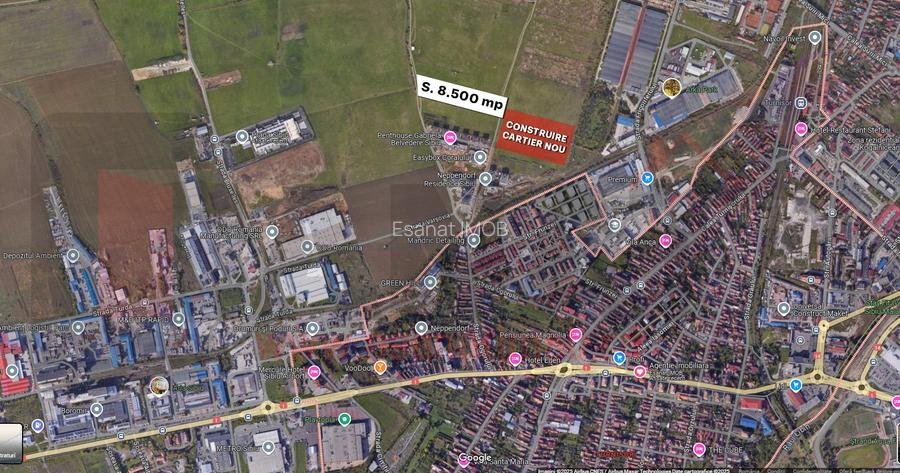 RO/EN Teren Intravilan, 8.500 mp, Turnisor, deschidere la 2 strazi |SkyView - 4