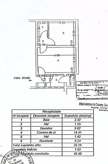 Apartament cu 2 camere, etaj 4, VASLUI zona CENTRU; - 8