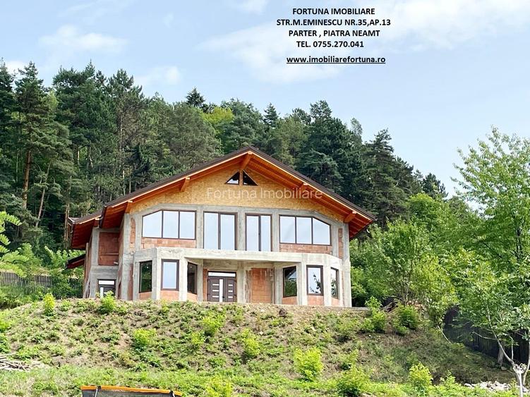 Casa la rosu D+P+E si teren 873 mp, sat Bistrita - 2