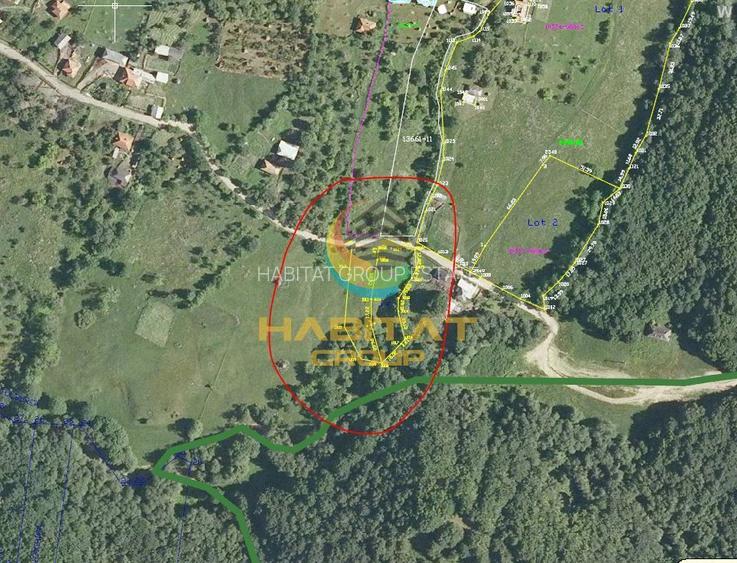 Teren intravilan cu apa/curent 5€/mp Corbeni-Arges - 6