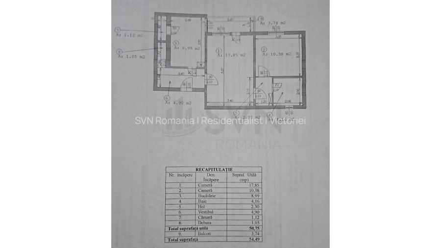 REA1028504 Apartament 2 camere I Calea Mosilor I De vanzare - 10