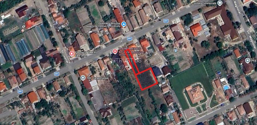 COMISION 0%, TEREN PREMIUM 1100MP, CENTRU UTVIN, TOATE UTILITĂȚILE - 3