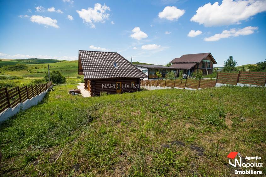 Exclusivitate! Casa din busteni intregi in Chinteni - 2