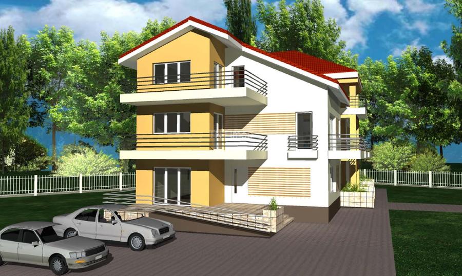 Vila Individuala S+P+1+M cu Teren 1000mp langa Padure - Balotesti - 4