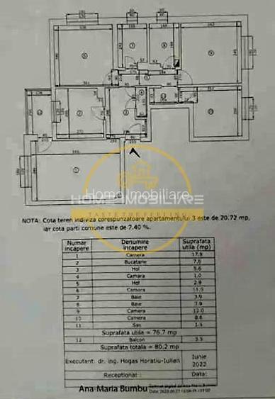 Apartament 4 Camere/Decomandat-80mp/Bloc din 1984! - 8