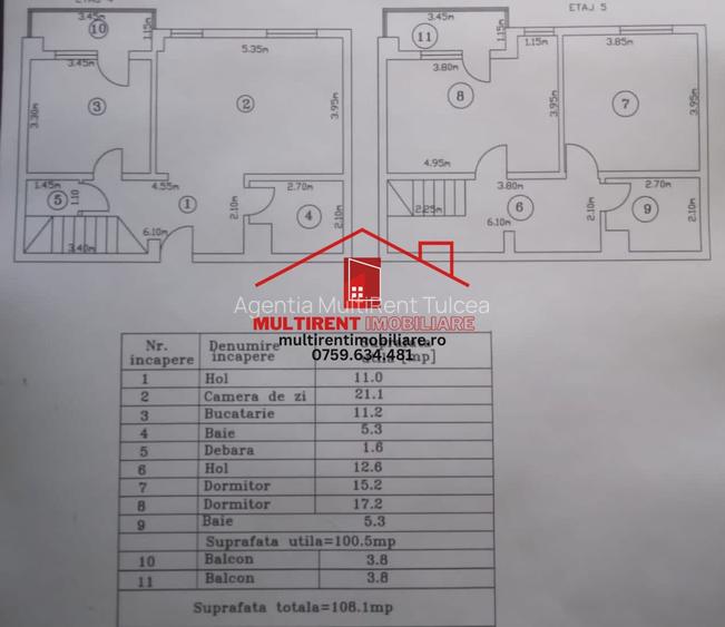 Apartament 108 mp - situat Ultracentral ! - 6