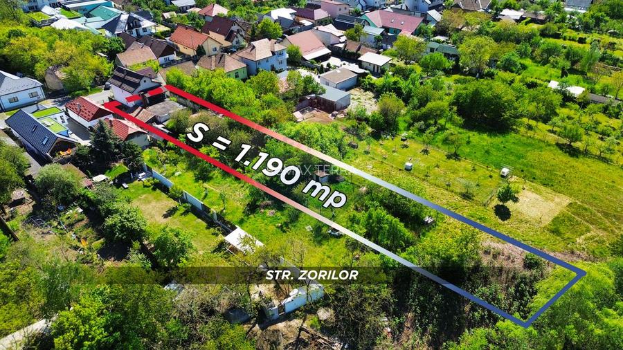 Casă P+1 din cărămidă, 1190 mp teren, 4 garaje – Strada Zorilor - 2