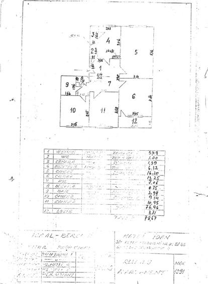 De vanzare Apartament cu 4 camere, decomandat. - 7