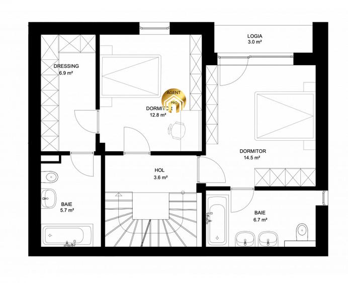 Casa TownHouse 4 camere - Calitate Premium - Otopeni Odaile - 8