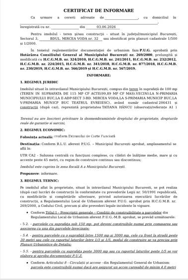 Oportunitate ! Teren ultracentral -bd Mircea Voda stradal - 5