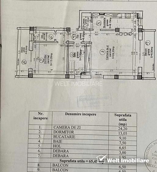 Apartament 2 camere, 65 mp, garaj subteran inclus, 2 balcoane - 8