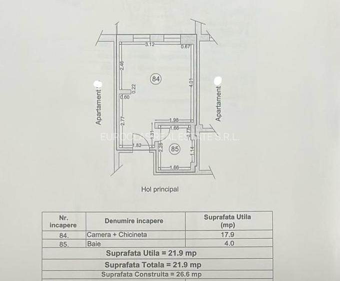 Garsoniera Mamaia Nord - zona Alezzi - 55.000 euro (Cod E2+E7) - 8