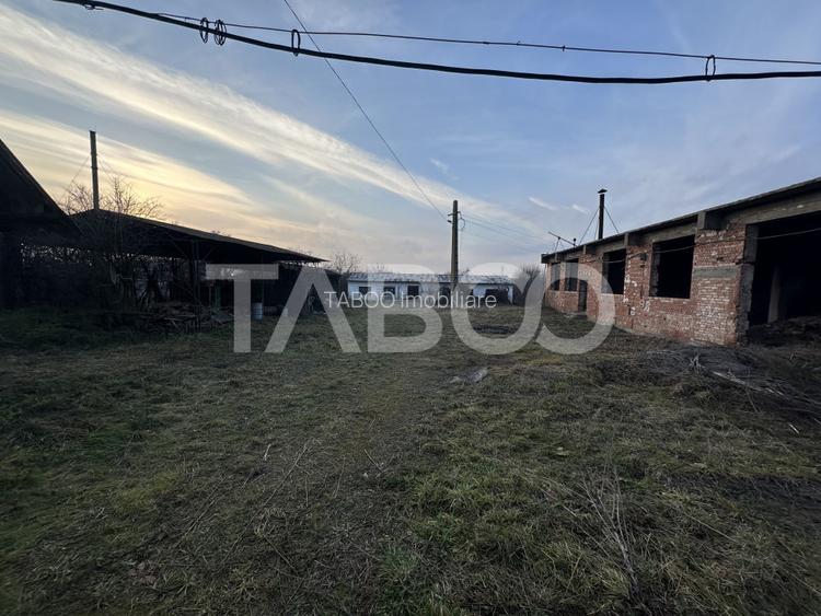 Spatiu industrial 5030 mp cu toate utilitatile acces auto Sat Sercaia - 5