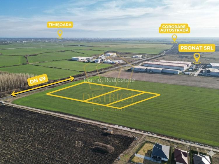 COM 0% Parcele de teren intravilan industrial cu utilitati | Sanandrei - 3