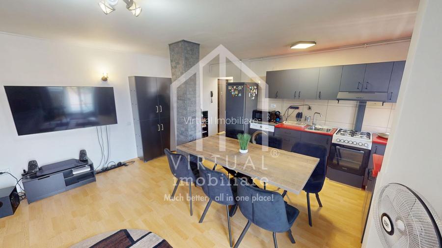 Apartament 2 camere - 41 mp utili + balcon, mobilat si utilat - 4