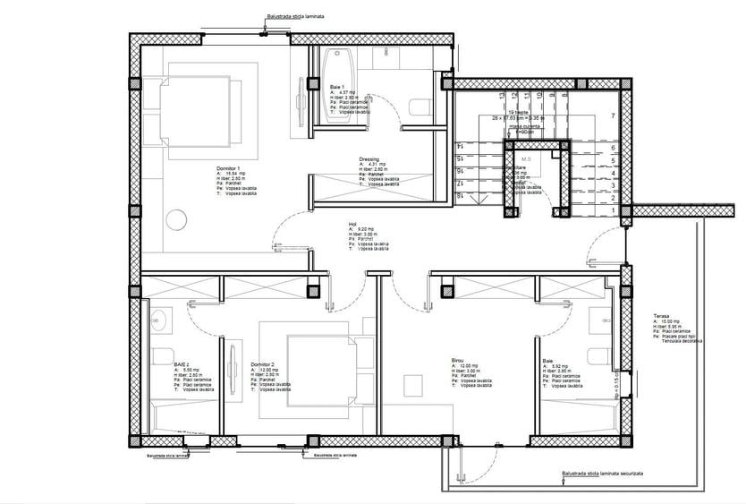 Vilă modernă premium cu 5 camere, terase panoramice și finisaje de top - 6