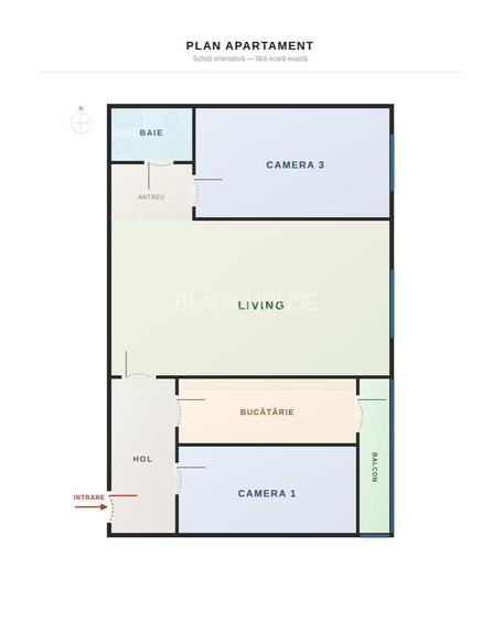 Apartament 3 camere, etaj 2, Gheorgheni - 8