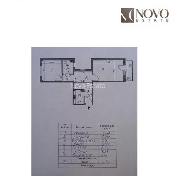 Apartament 2 Camere | Metrou 1 Decembrie 1918 | Centrala proprie - 1