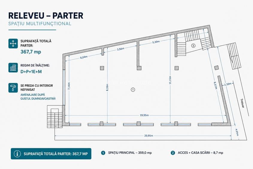 Spatiu Comercial / Cladire Multifunctionala De Vanzare – 1320mp - Comuna Berceni - 15