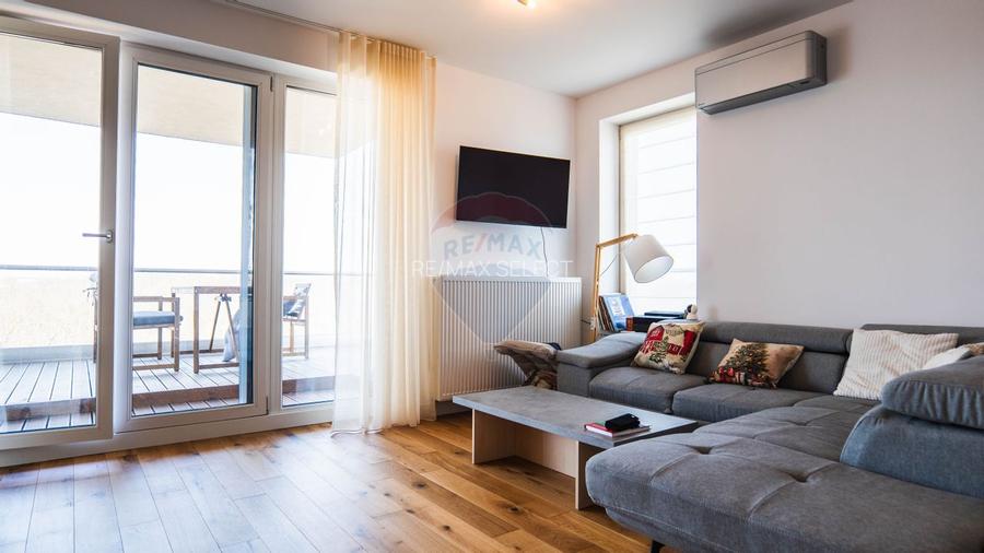 Vanzare apartament 2 camere mobilat si utilat,  Lebăda Lake Residence - 12