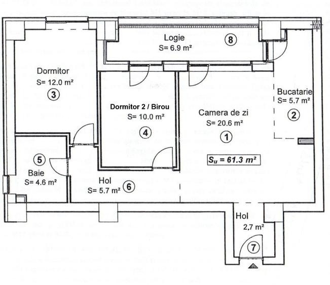 Apartament 3 camere ultracentral - Timisoara, complex City Of Mara (proprietar) - 8