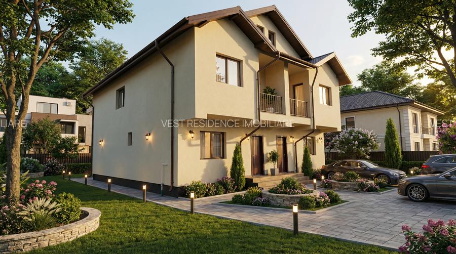 Ansamblu privat de case individuale unite, 4 camere, Comision 0 - 17