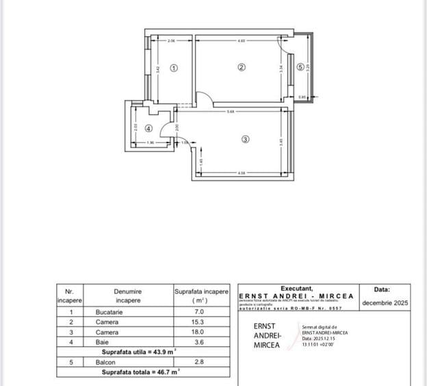 2 camere Eroii Revoluției | 6 min metrou | Parcare - 1