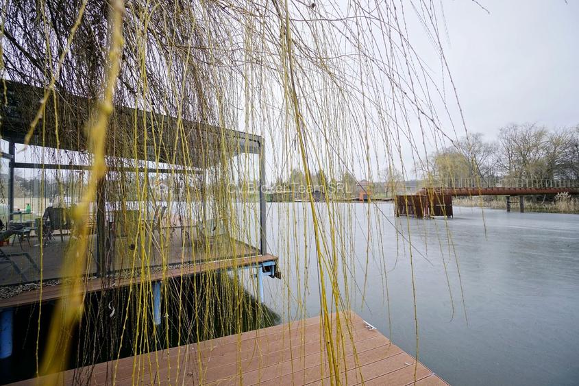 👉 Vilă spectaculoasă pe lac – Ghermănești | 552 mp | Terasă, ponton, - 29