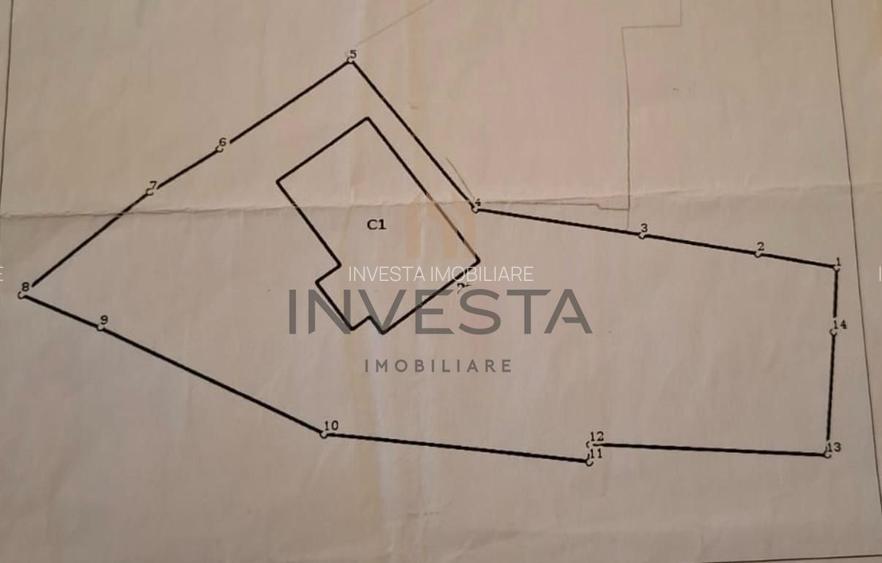 TEren 461 mp cu front generos de 25 m! Zona strazii Gruia! - 2