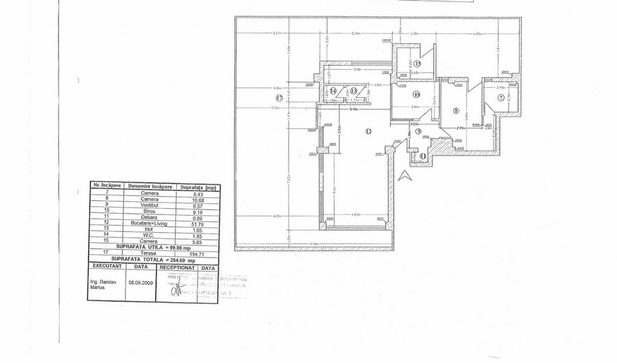 Apartament Penthouse Centru Mamaia 300000 euro - 14