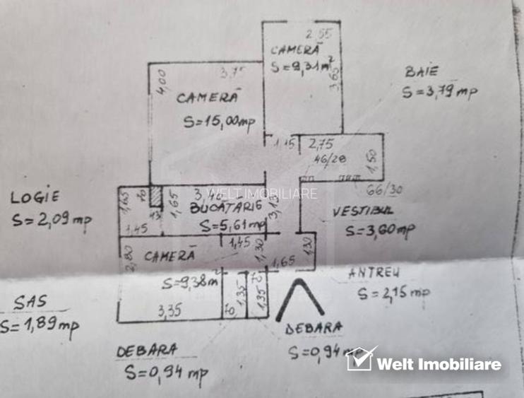 Apartament 3 camere, decomandat, Manastur, Cluj Napoca - 6