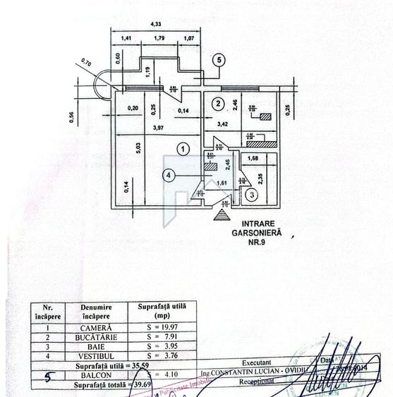 Vanzare Garsoniera str. Motoc - Sebastian - 15