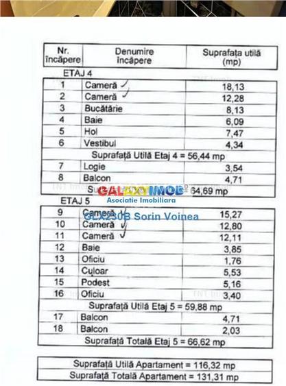 Apartament 5 camere Pacii Militari | duplex | 3 min. metrou | 131mp - 14