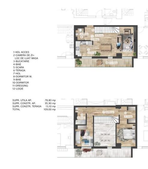 TRAIESTE LA INALTIME DUPLEX ELEGANT - 22