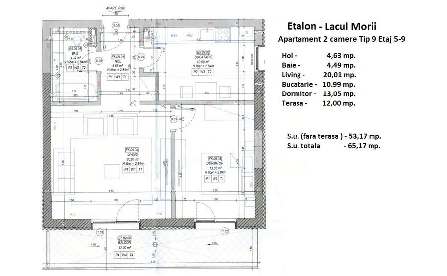 Apartament 2 camere,centrala proprie,mutare imediata,vedere catre Lacul Morii! - 41