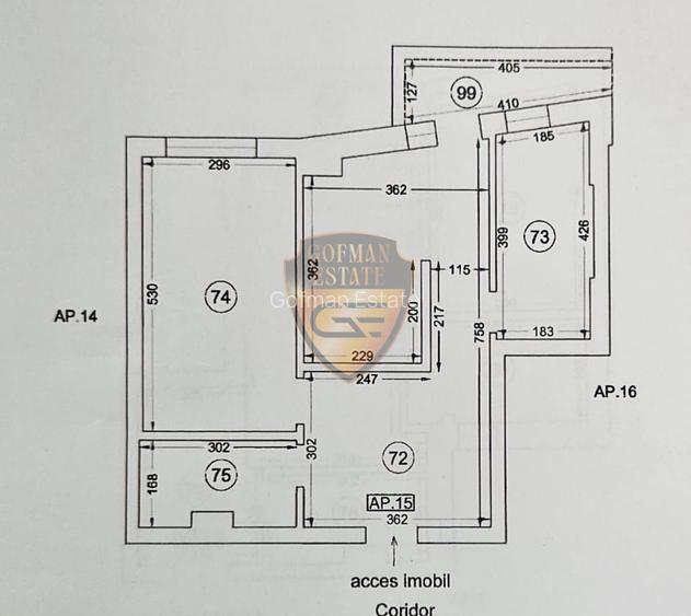 3 camere Campus Aviatorii 57Mp Universitate Cambridge School Tomis Nord et 1 lif - 11