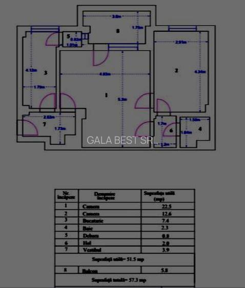 Piata Romana/Bd. Magheru, reper  Metrou Piata Romana, ap 2 camere ,etaj 3/9 - 2