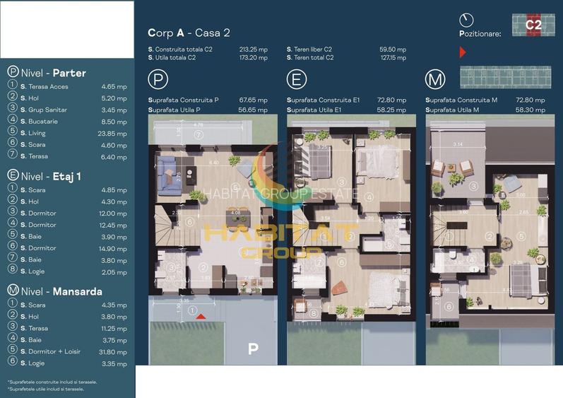 L.Rebreanu vila insiruita 5 camere 173 mp + curte 60 mp - 2